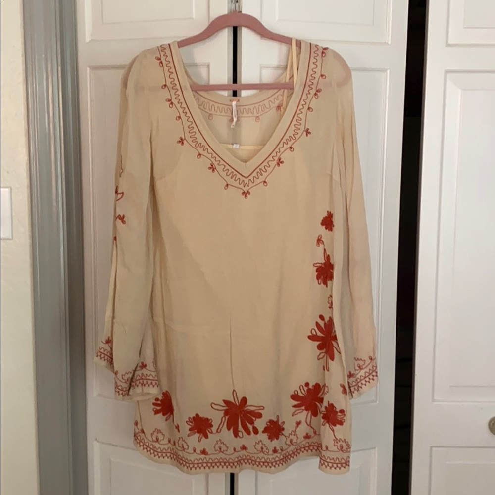 Free People Embroidered Tunic